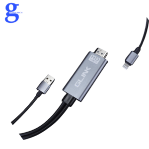 CABLE LIGHTNING TO HDMI +USB GLINK GL-056