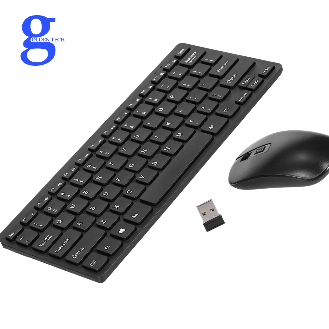 KEYBOARD +MOUSE W/L 901 GOLDEN TECH