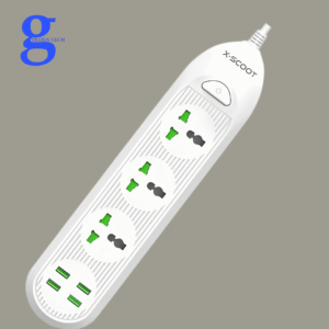 POWER STRIP ATICK 3PORT +4USB