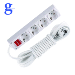 POWER STRIP TURKEY 4PORT 2M