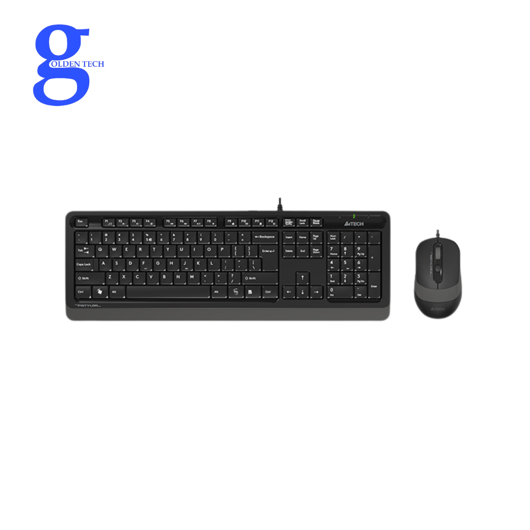 KEYBOARD AND MOUSE A4TECH WIRED USB F1010 - الصورة 2