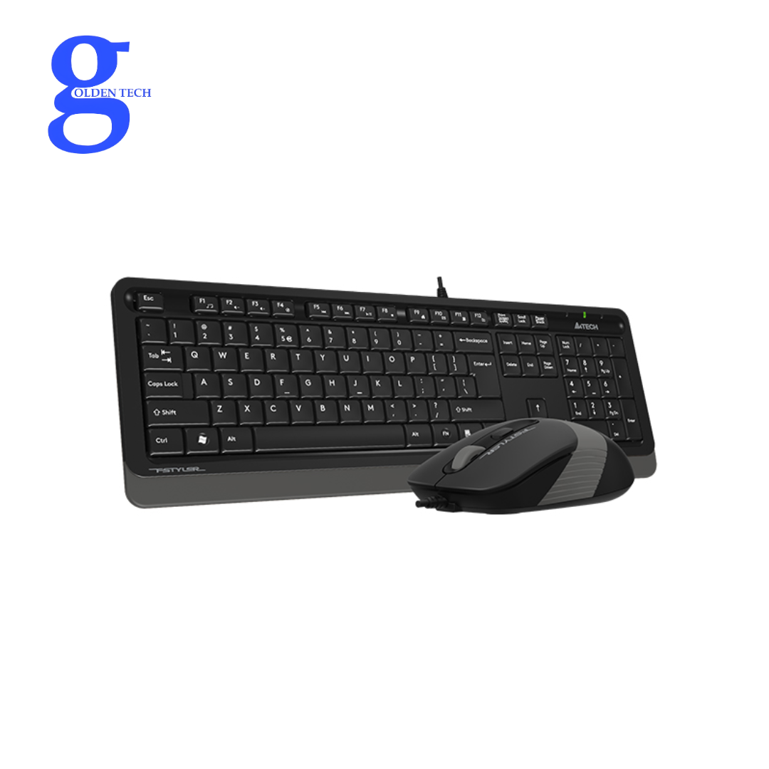 KEYBOARD AND MOUSE A4TECH WIRED USB F1010 - الصورة 3