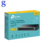 Tp-Link LS109P 9-Port 10/100Mbps Desktop Ethernet Switch with 8-Port PoE+