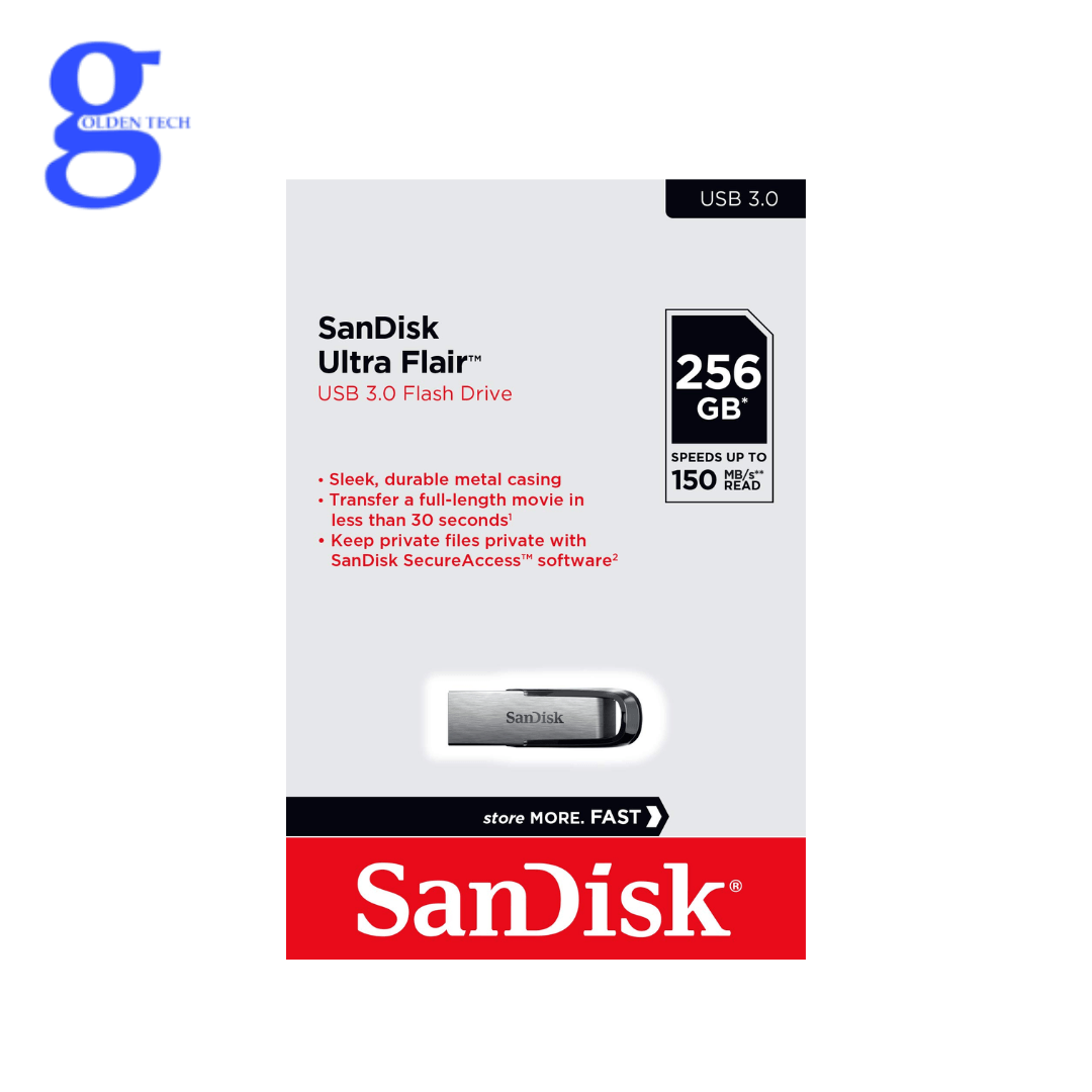 FLASH MEMORY SANDISK ULTRA FLAIR 256G