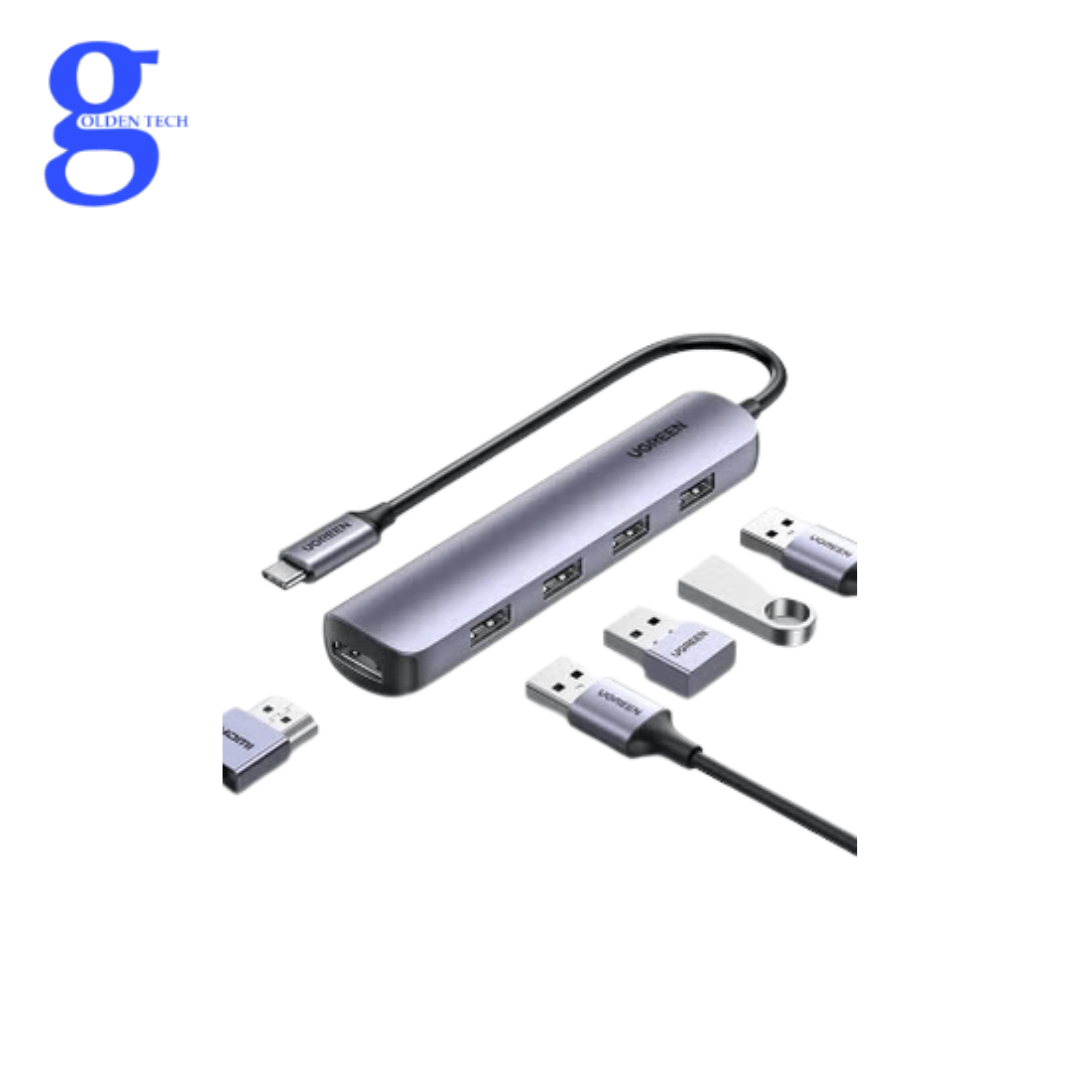 HUB TYPEC USB 4PORT +HDMI 5IN1 UGREEN - Image 3