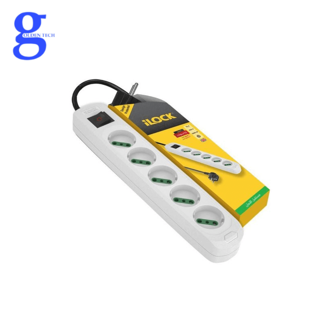POWER STRIP ILOCK SCHUKO 5-PORT 1.5M